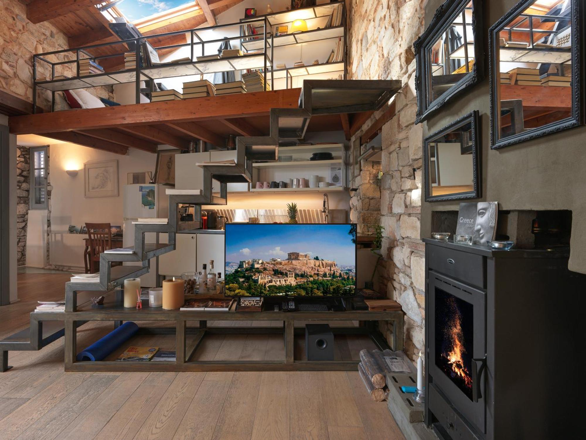 Ferienwohnung Live At The Acropolis Shadow - Under Super Scenic Anafiotika Athen Exterior foto