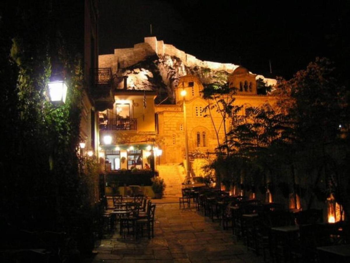 Ferienwohnung Live At The Acropolis Shadow - Under Super Scenic Anafiotika Athen Exterior foto